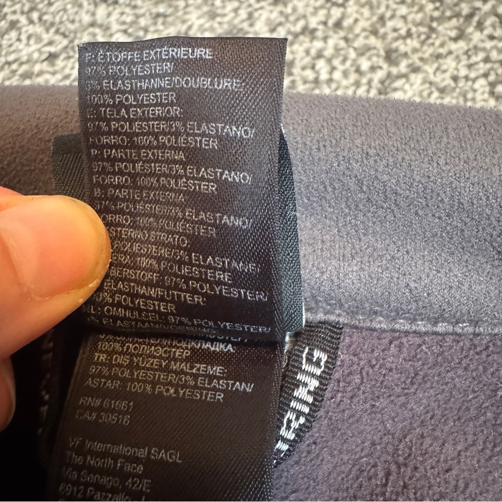 The North Face Apex Bionic Jacket Black Gray Full Zip Soft Shell Jacket Womans M - Picture 11 of 12